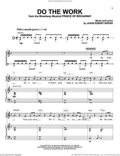 Do The Work (from the musical Prince of Broadway)