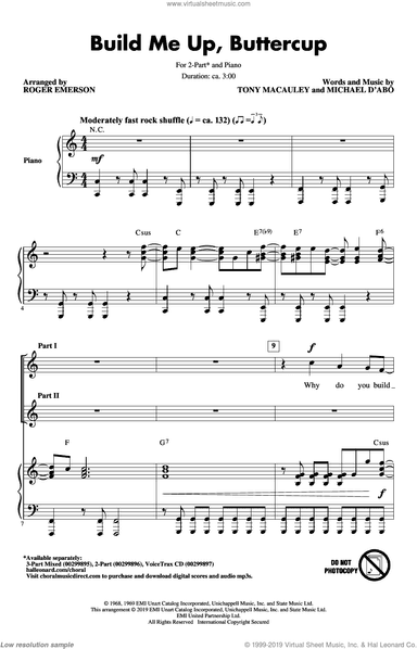Build Me Up, Buttercup (arr. Roger Emerson)