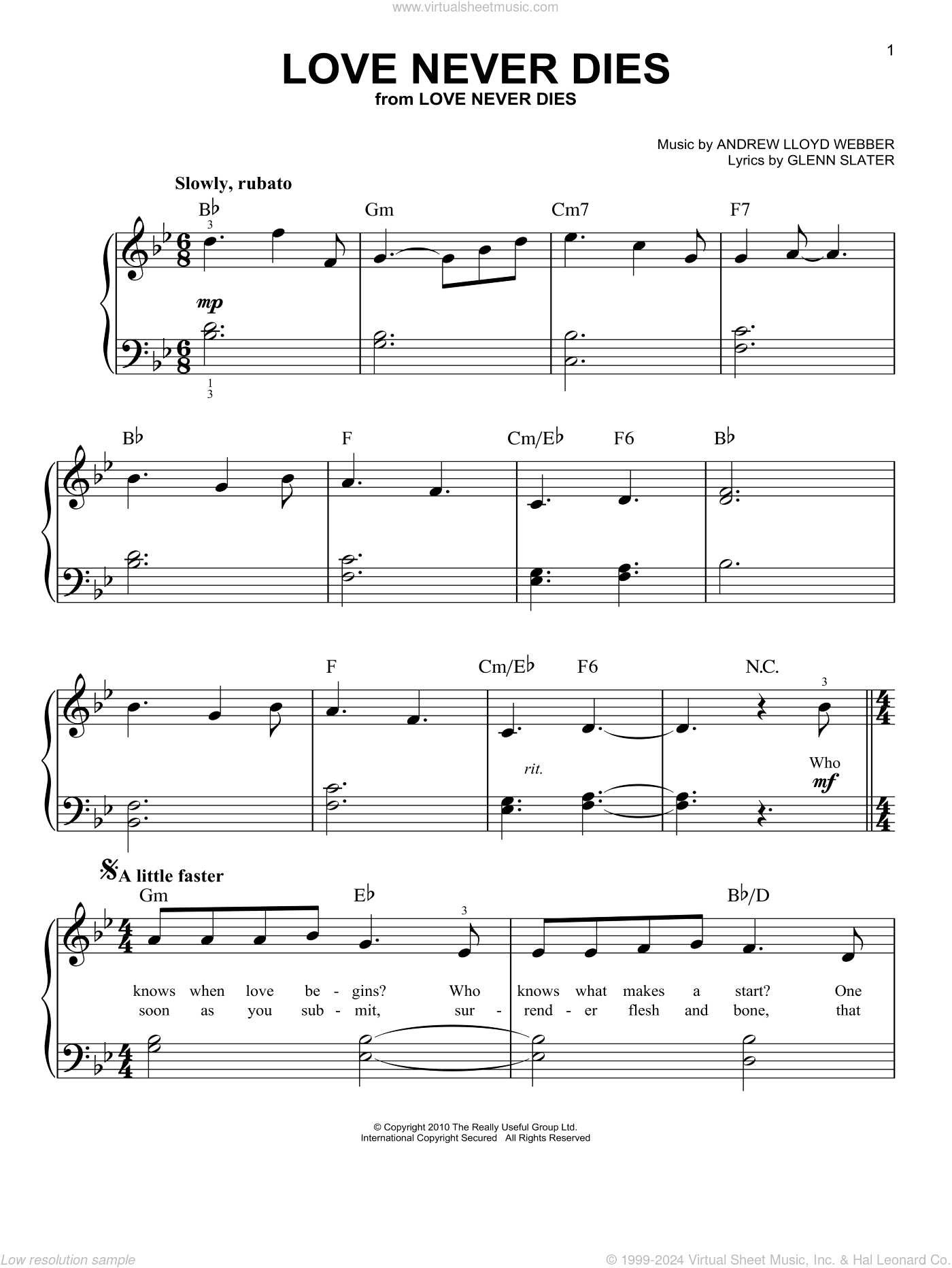 Love Never Dies (from Love Never Dies)