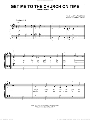 Get Me To The Church On Time (from My Fair Lady)
