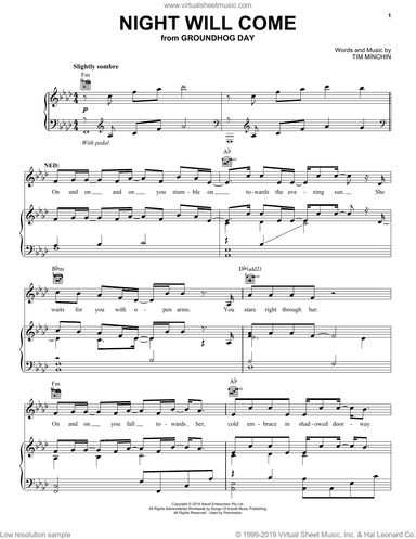 Night Will Come (from Groundhog Day The Musical)