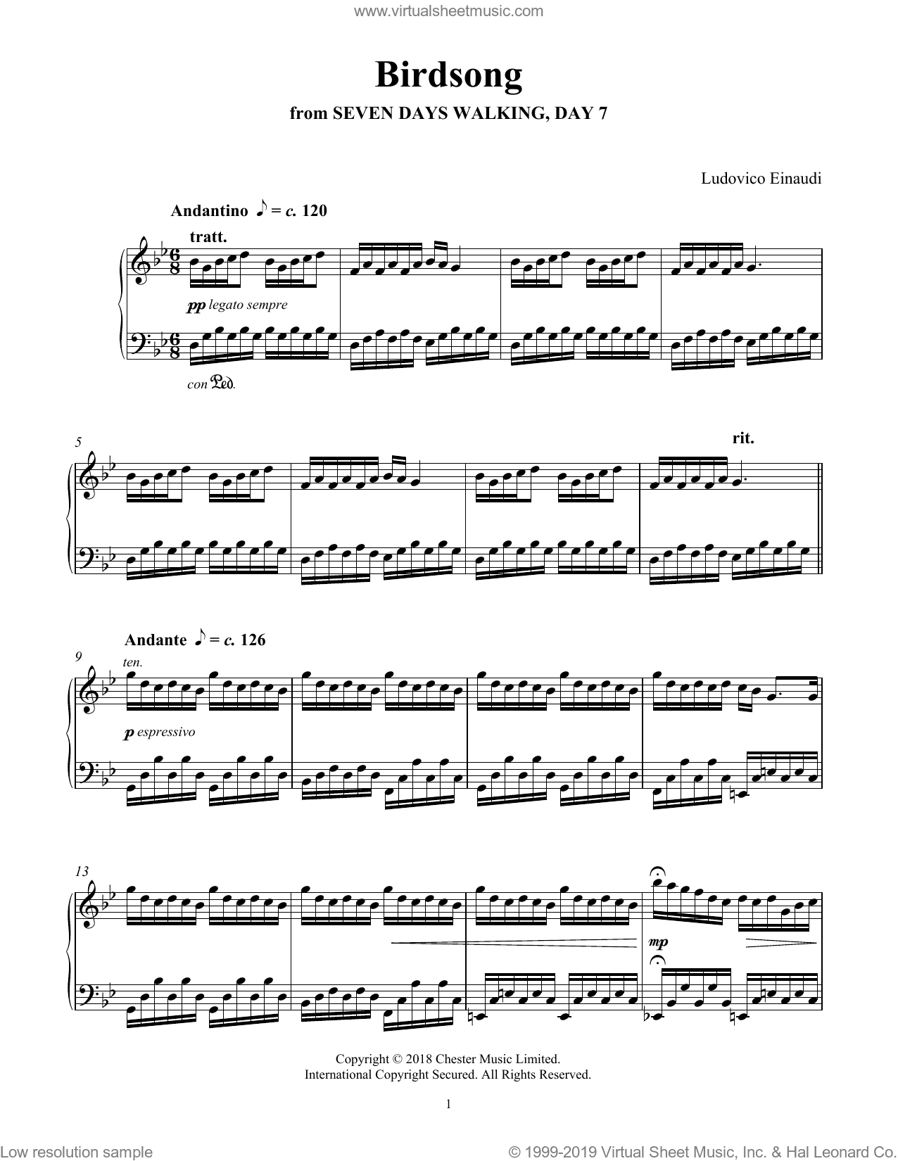 Birdsong (from Seven Days Walking: Day 7)