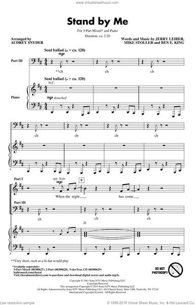 Stand By Me (arr. Audrey Snyder)