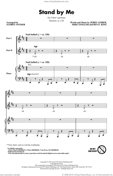 Stand By Me (arr. Audrey Snyder)