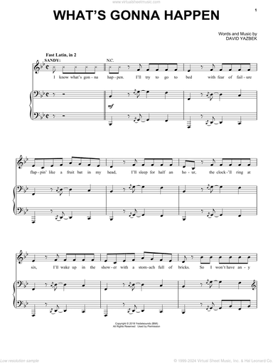 What's Gonna Happen (from the musical Tootsie)