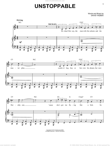 Unstoppable (from the musical Tootsie)