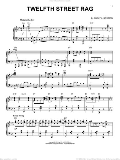 Twelfth Street Rag [Jazz version]