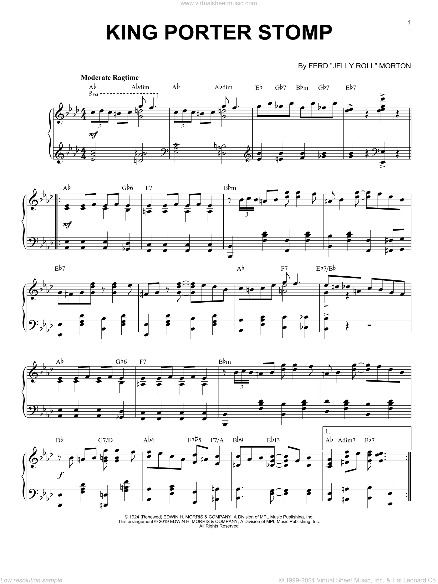 King Porter Stomp [Jazz version]