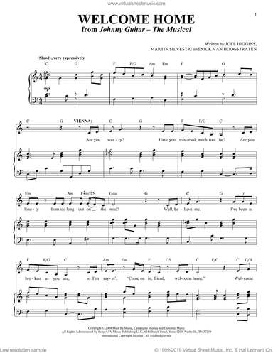 Welcome Home (from Johnny Guitar - The Musical)