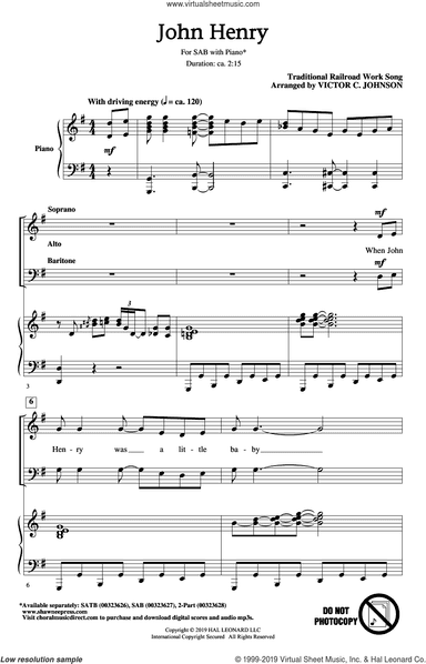 John Henry (arr. Victor C. Johnson)