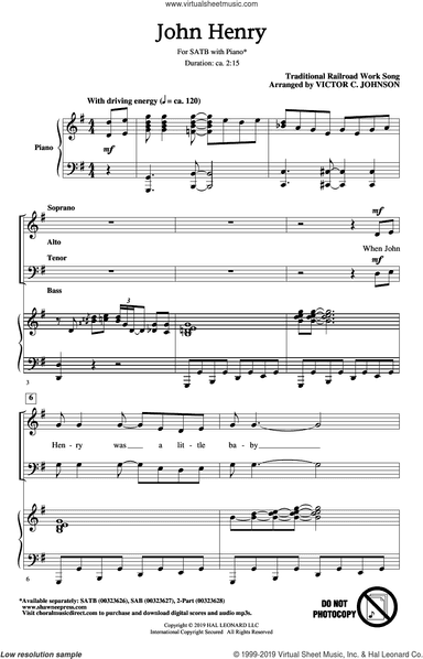 John Henry (arr. Victor C. Johnson)