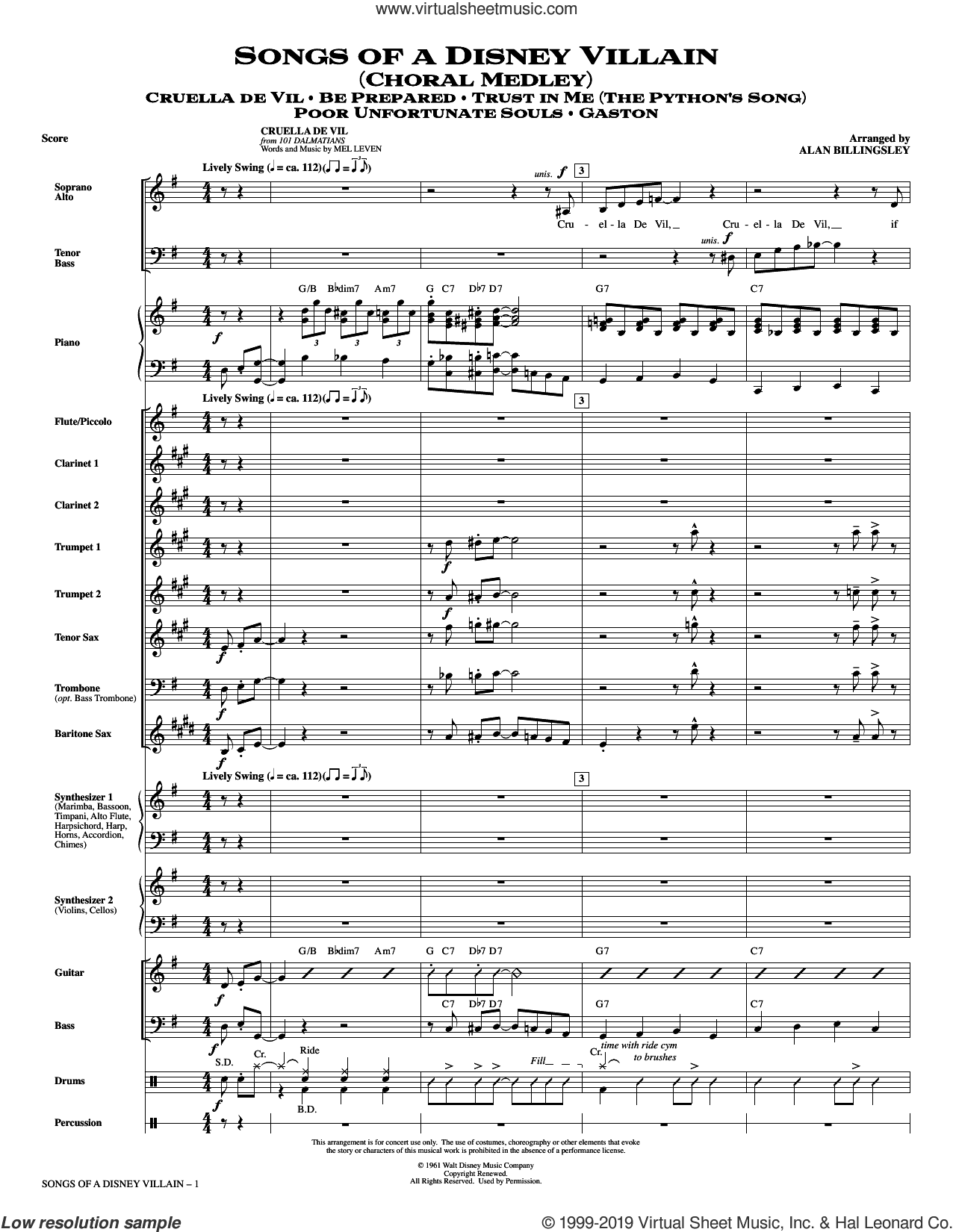 Songs of a Disney Villain (Choral Medley)