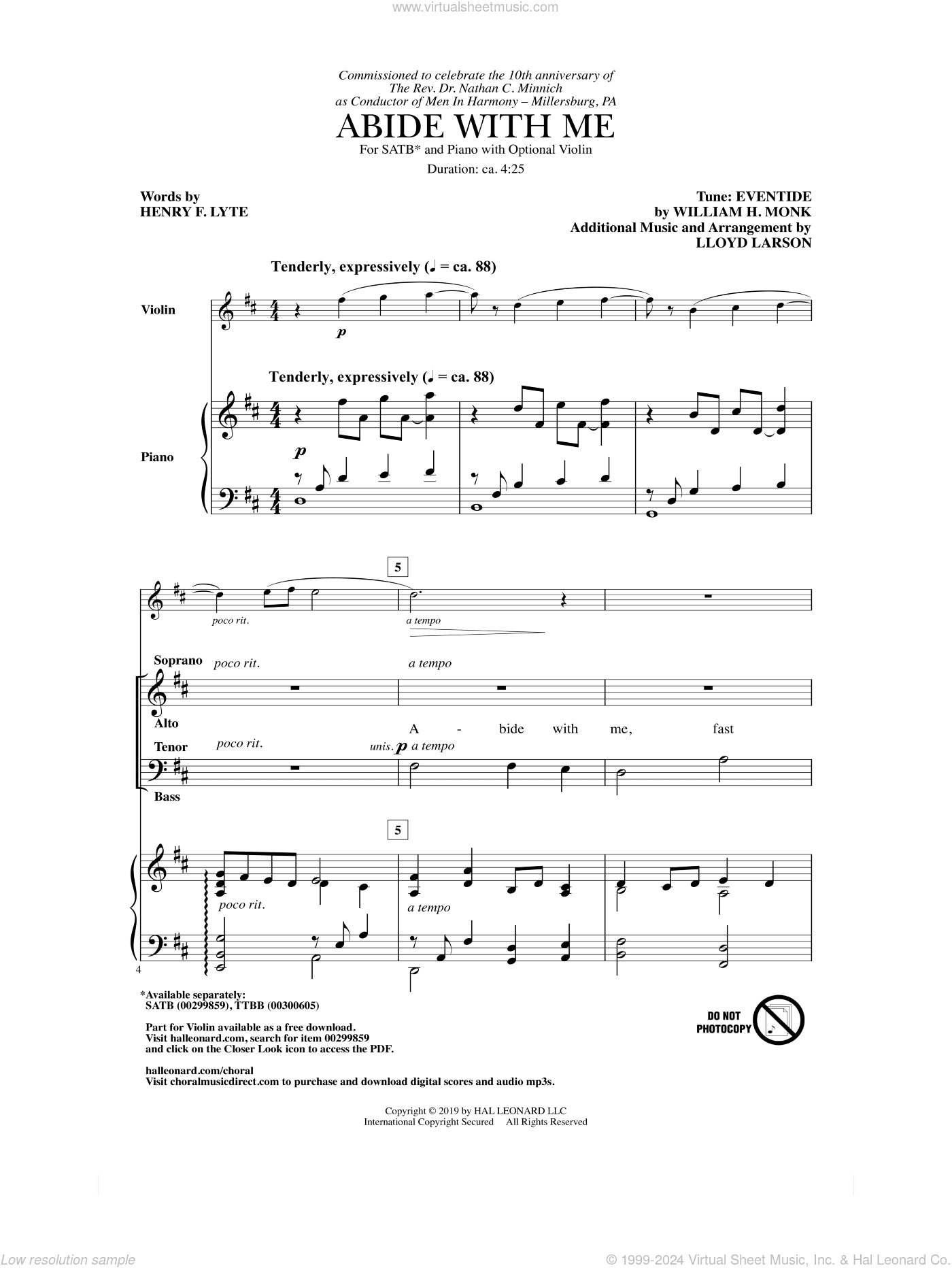 Abide With Me (arr. Lloyd Larson)