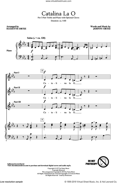 Catalina La O (arr. Suzzette Ortiz)