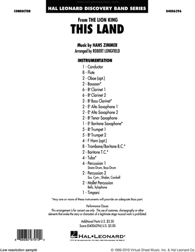 This Land (from The Lion King) (arr. Robert Longfield)