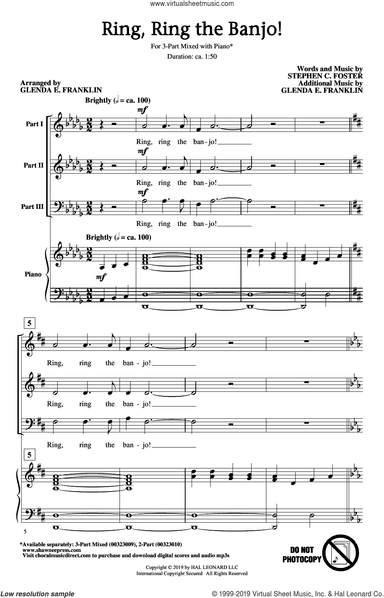 Ring, Ring The Banjo! (arr. Glenda E. Franklin)