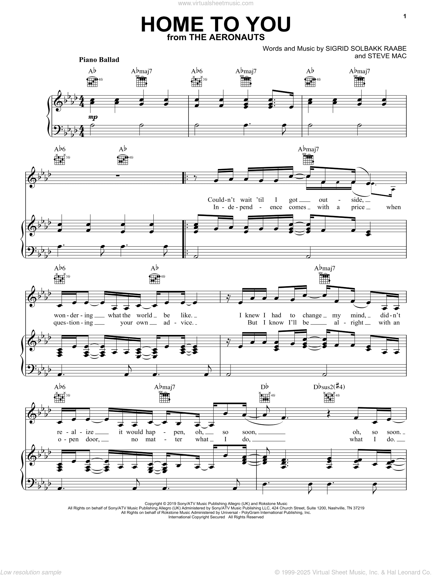 Home To You (from The Aeronauts)