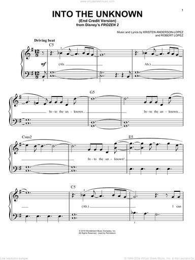 Into The Unknown (from Disney's Frozen 2)