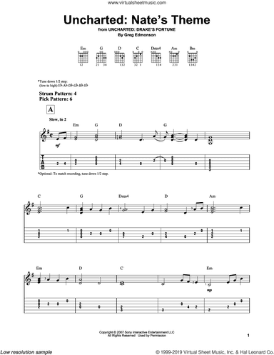 Uncharted: Nate's Theme (from Uncharted: Drake's Fortune)