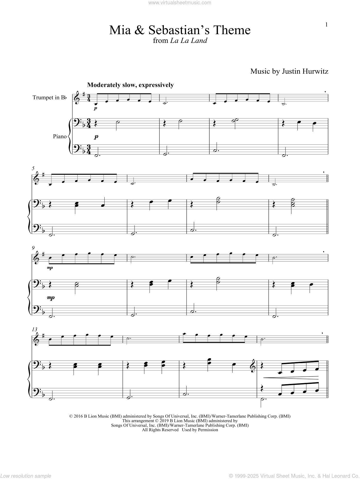 Mia and Sebastian's Theme (from La La Land)