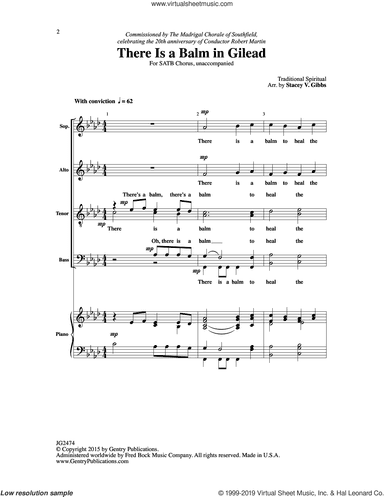 There Is A Balm In Gilead (arr. Stacey V. Gibbs)