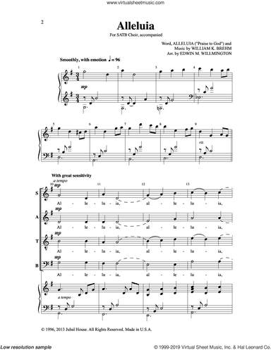 Alleluia (arr. Edwin M. Willmington)
