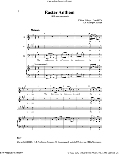 Easter Anthem (arr. Hugh Chandler)