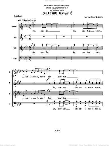 Great God Almighty (arr. Stacey V. Gibbs)
