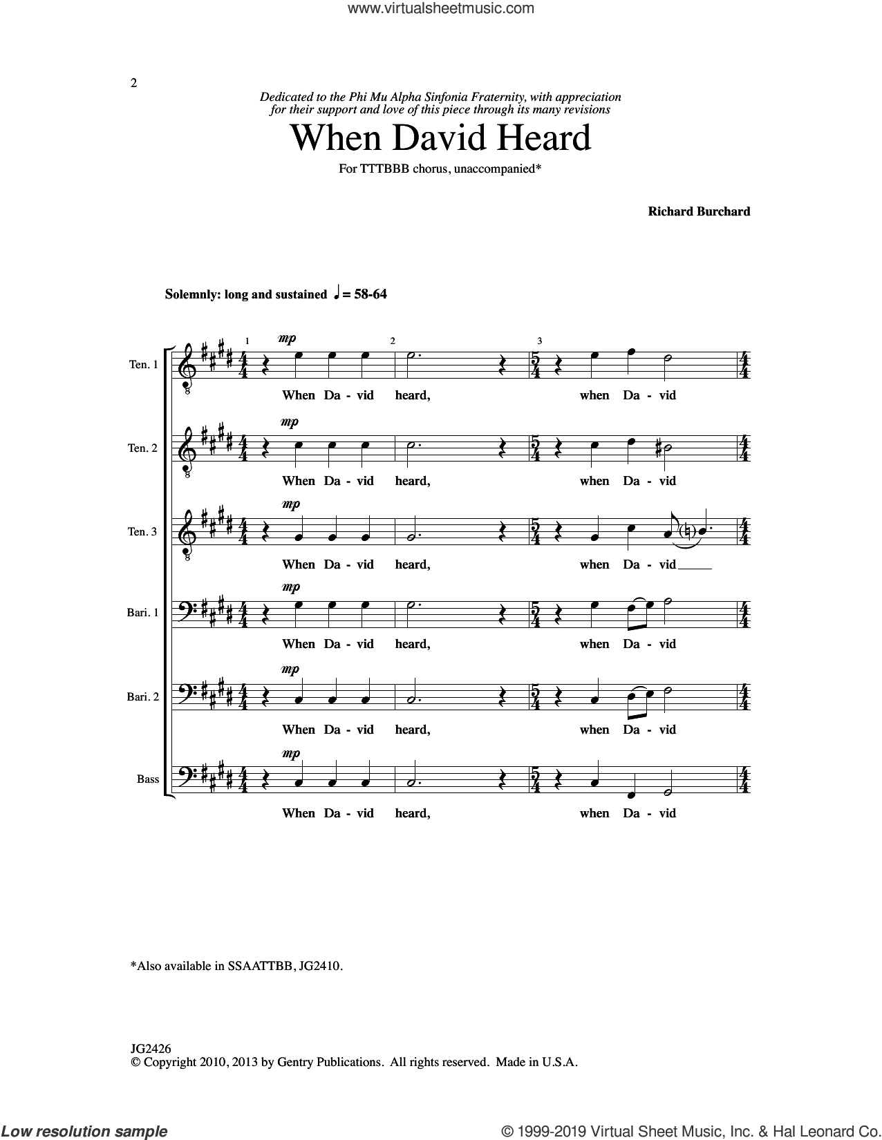 When David Heard