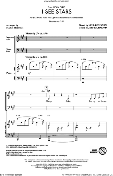 I See Stars (from Mean Girls: The Broadway Musical) (arr. Mark Brymer)