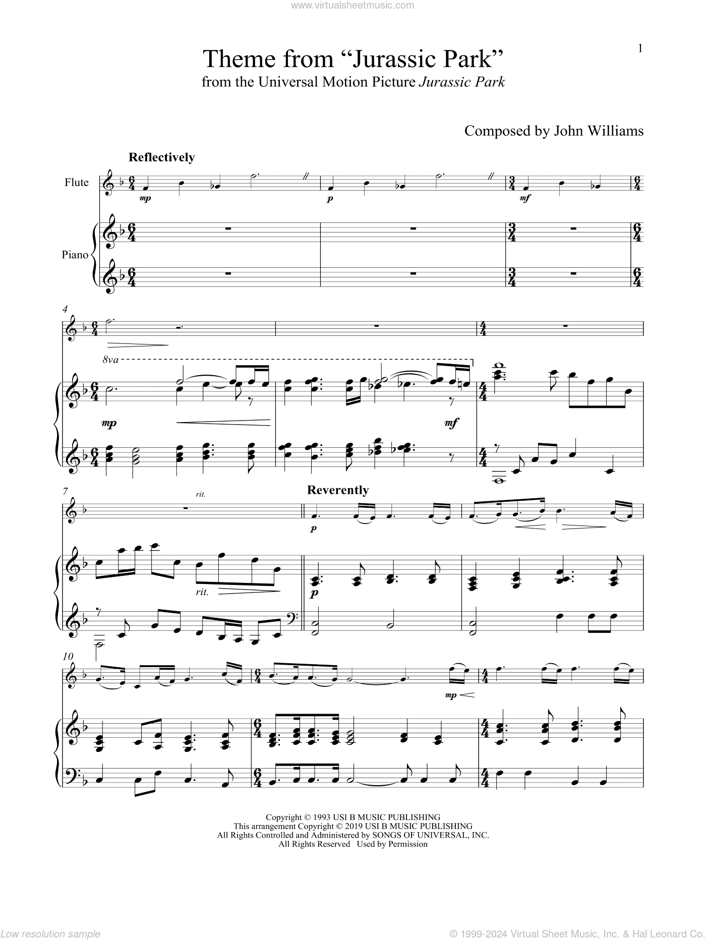 Theme From "Jurassic Park"