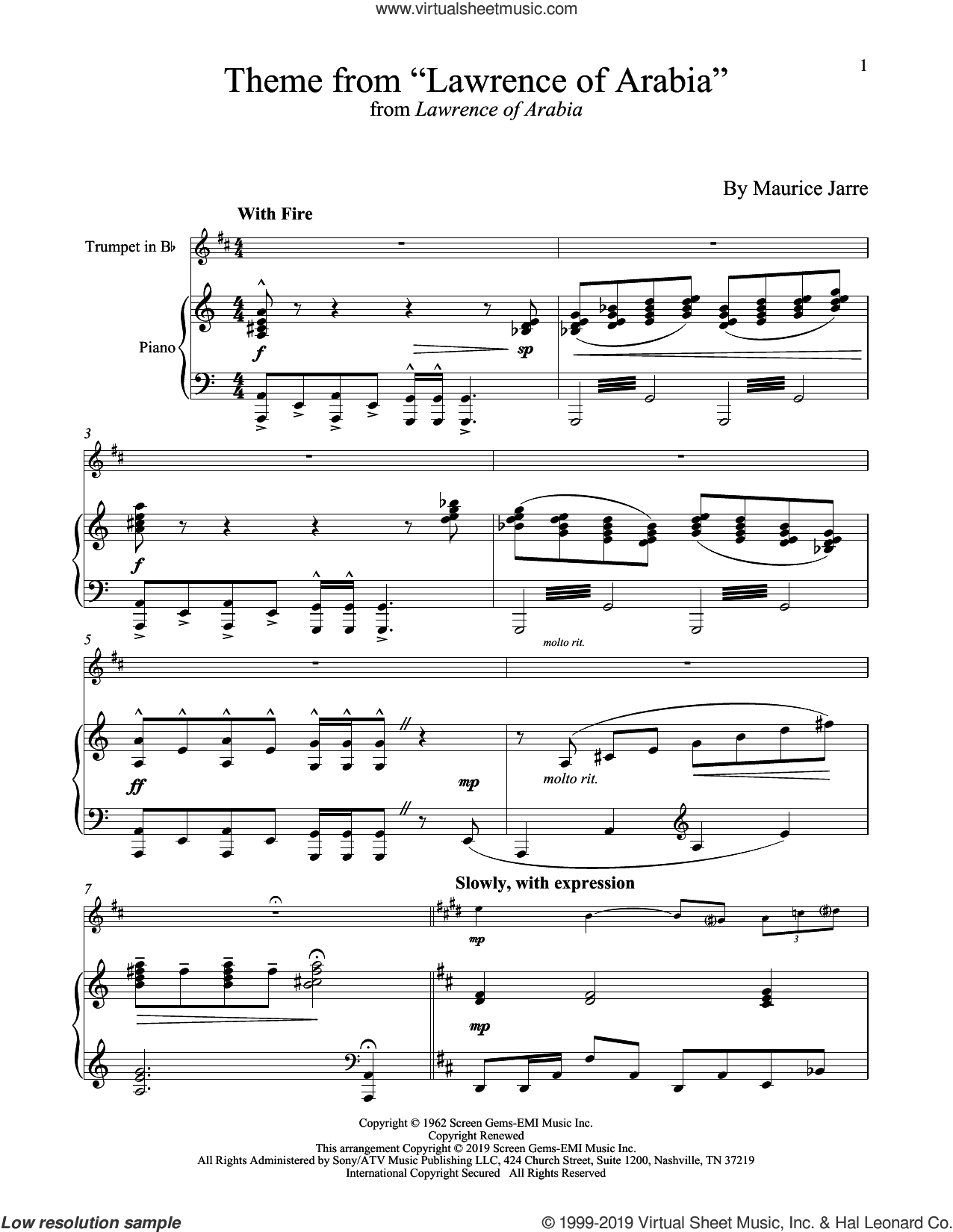 Theme From "Lawrence Of Arabia"