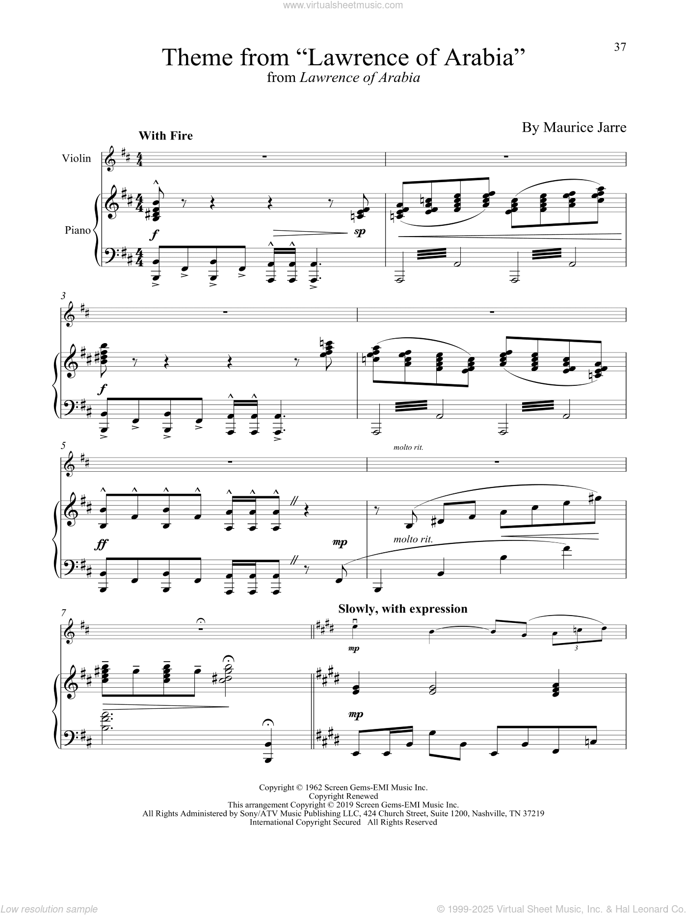 Theme From "Lawrence Of Arabia"
