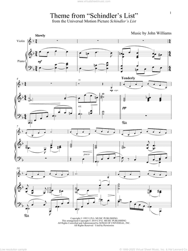 Theme From "Schindler's List"