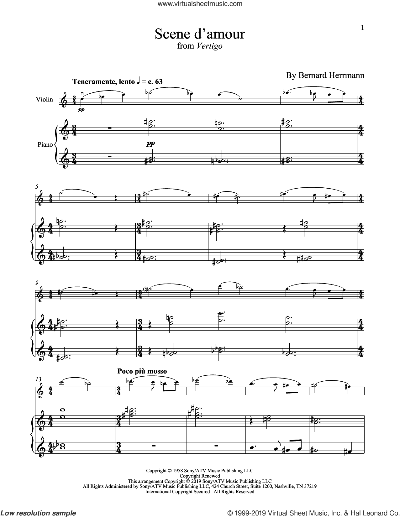 Scene D'Amour (from Vertigo)