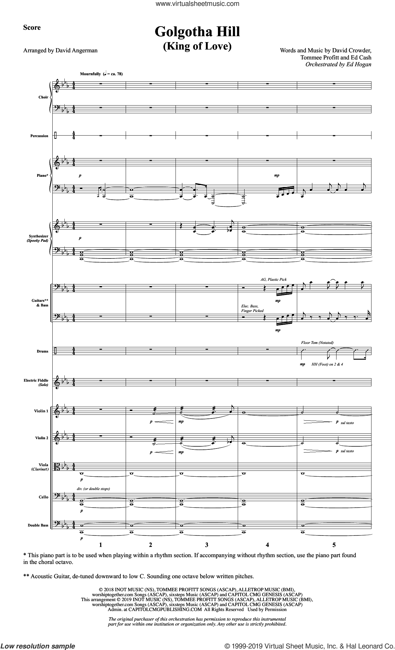 Golgotha Hill (King of Love) (arr. David Angerman)