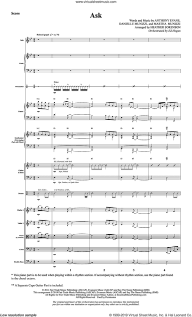 Ask (arr. Heather Sorenson) (COMPLETE)
