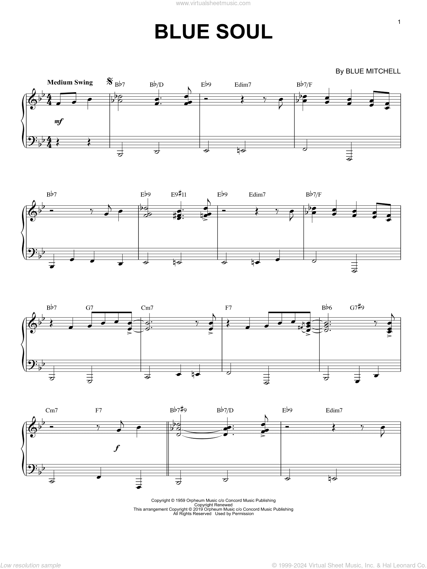 Blue Soul [Jazz version]
