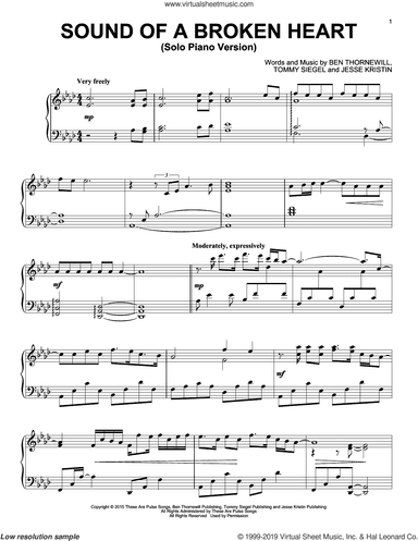 Sound Of A Broken Heart (Solo Piano Version)