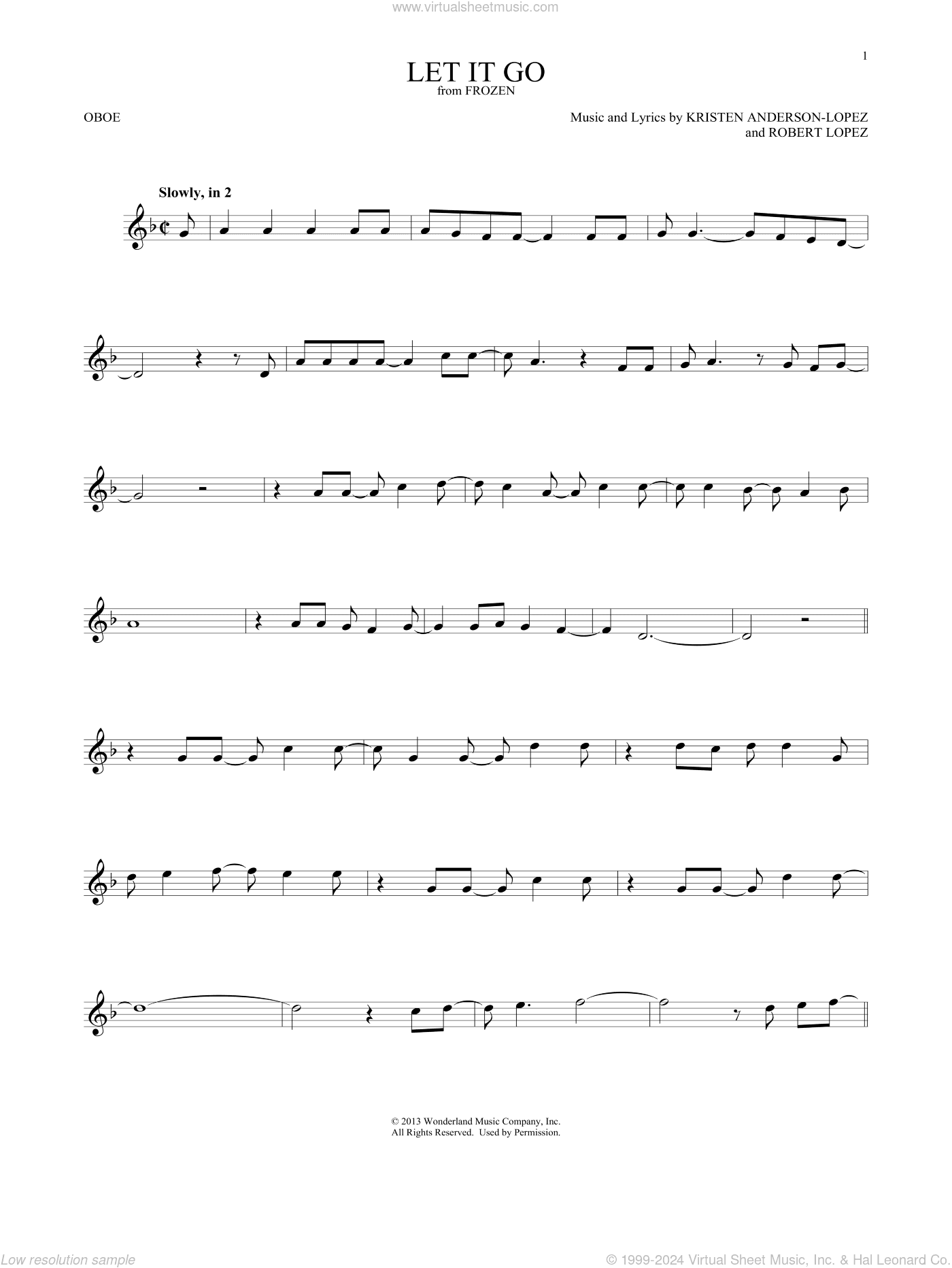 Let It Go (from Frozen)