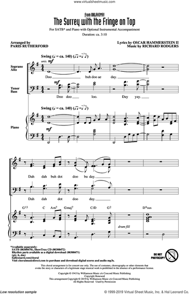 The Surrey With The Fringe On Top (from Oklahoma!) (arr. Paris Rutherford)