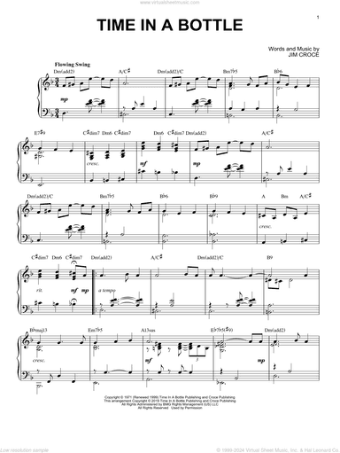 Time In A Bottle [Jazz version]