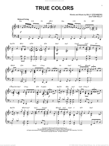 True Colors [Jazz version]