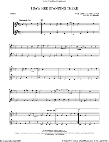 I Saw Her Standing There (arr. Mark Phillips)