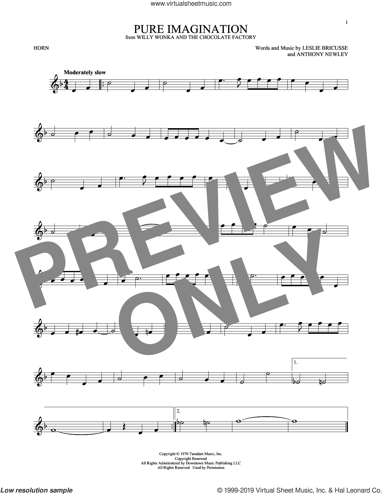 Pure Imagination (from Willy Wonka and The Chocolate Factory)