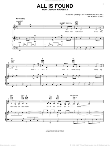 All Is Found (from Disney's Frozen 2)