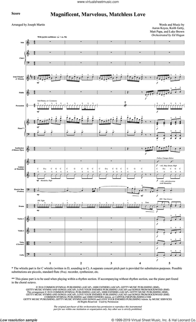 Magnificent, Marvelous, Matchless Love (arr. Joseph M. Martin)