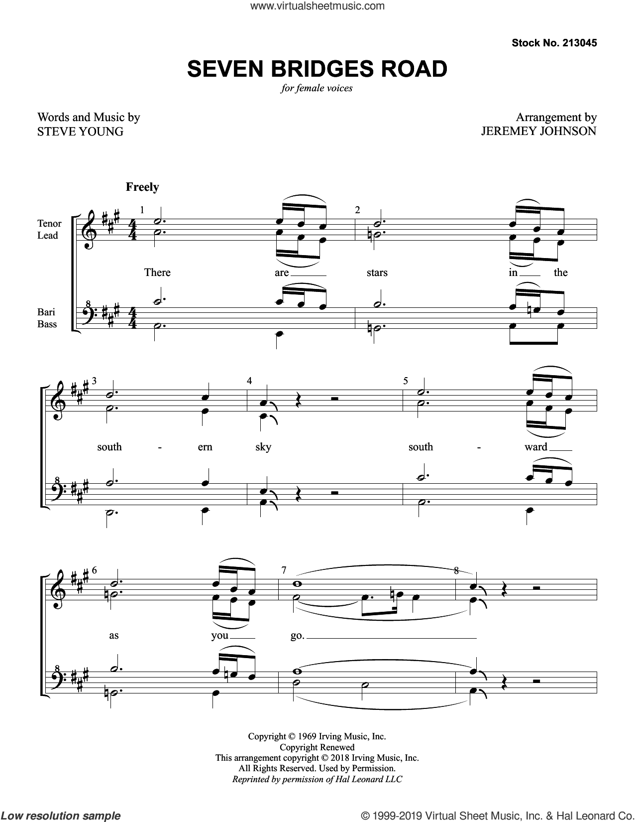 Seven Bridges Road (arr. Jeremey Johnson)
