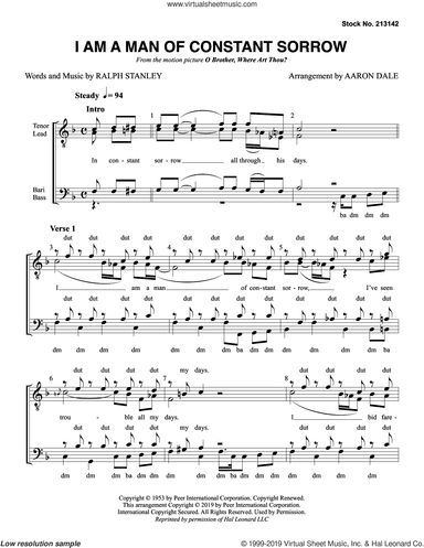 I Am A Man Of Constant Sorrow (arr. Aaron Dale)