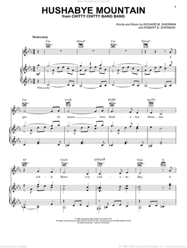 Hushabye Mountain (from Chitty Chitty Bang Bang)